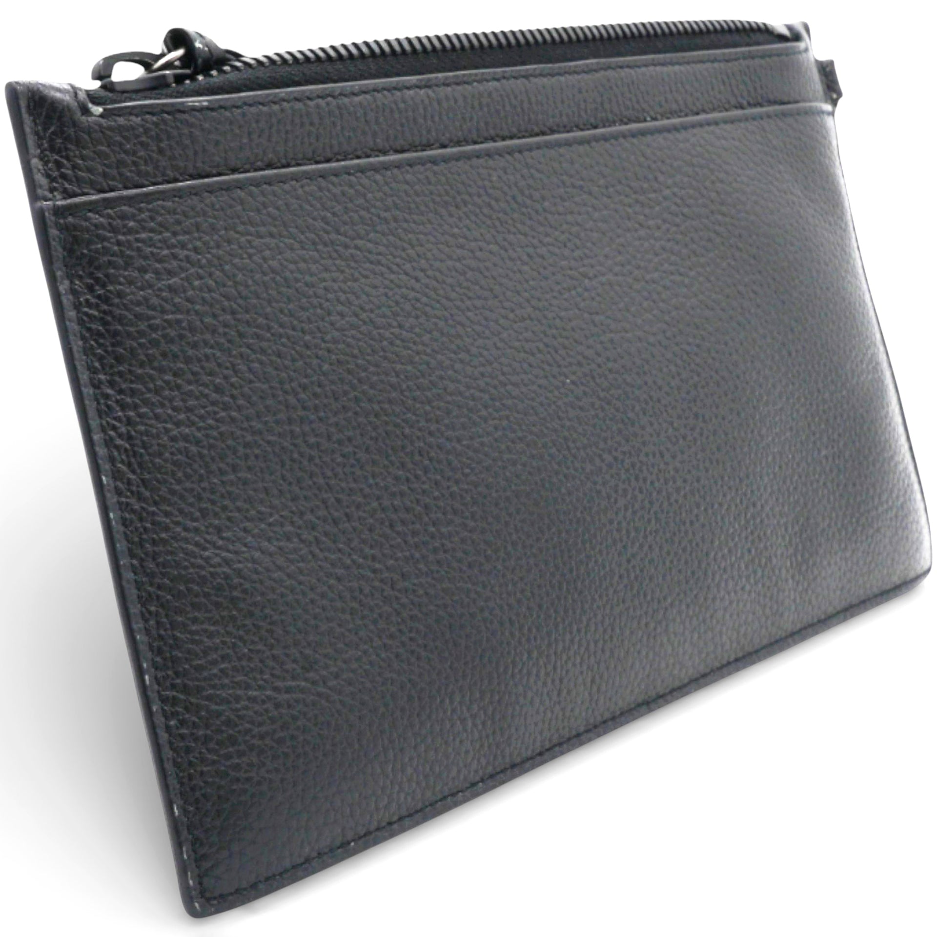 Leather Neo Classic Clutch Bag Black