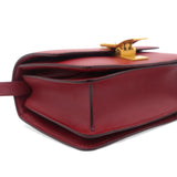 Calfskin Mini Classic Box Flap Bag Red