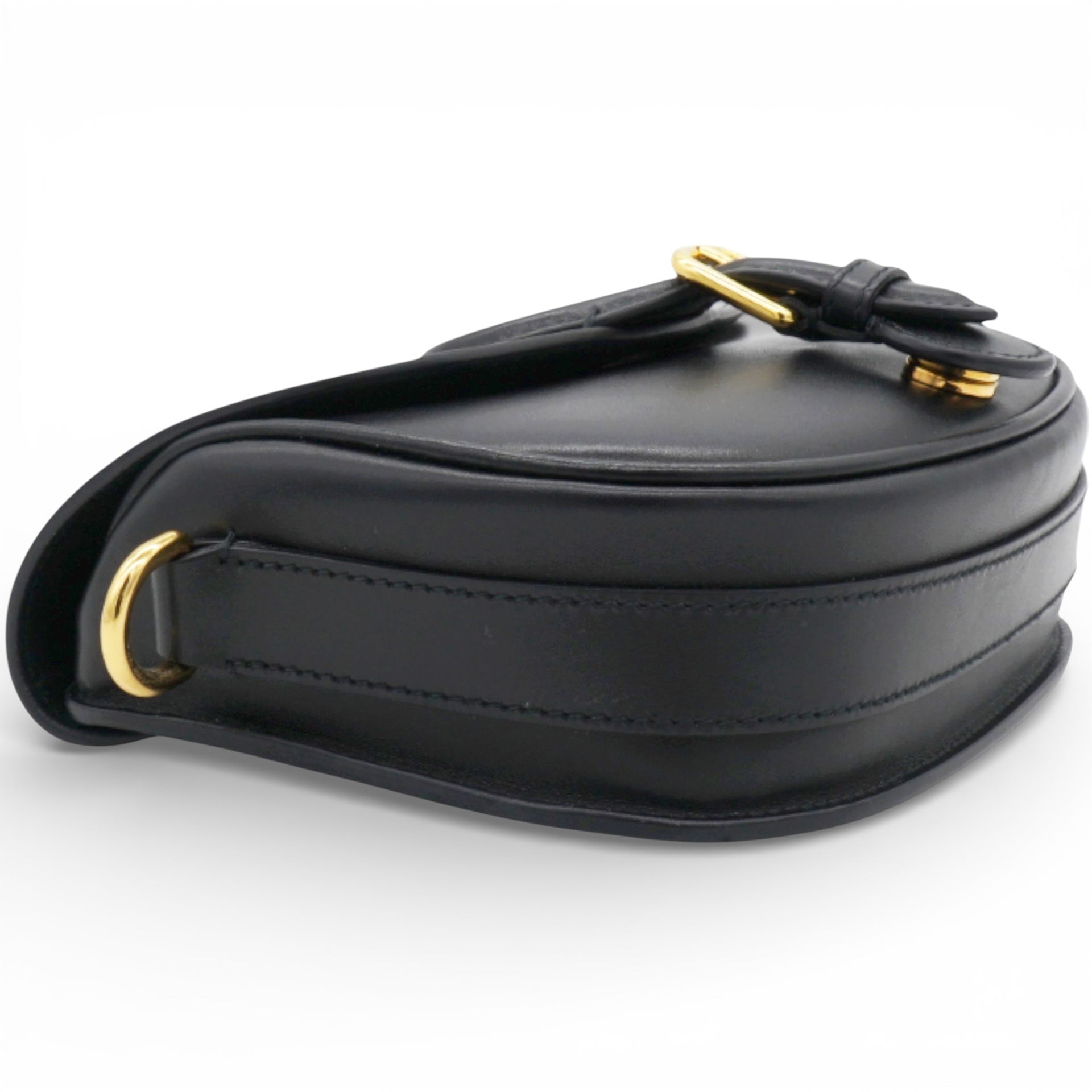 Box Leather Bobby Flap Black