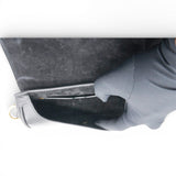 Box Leather Bobby Flap Black