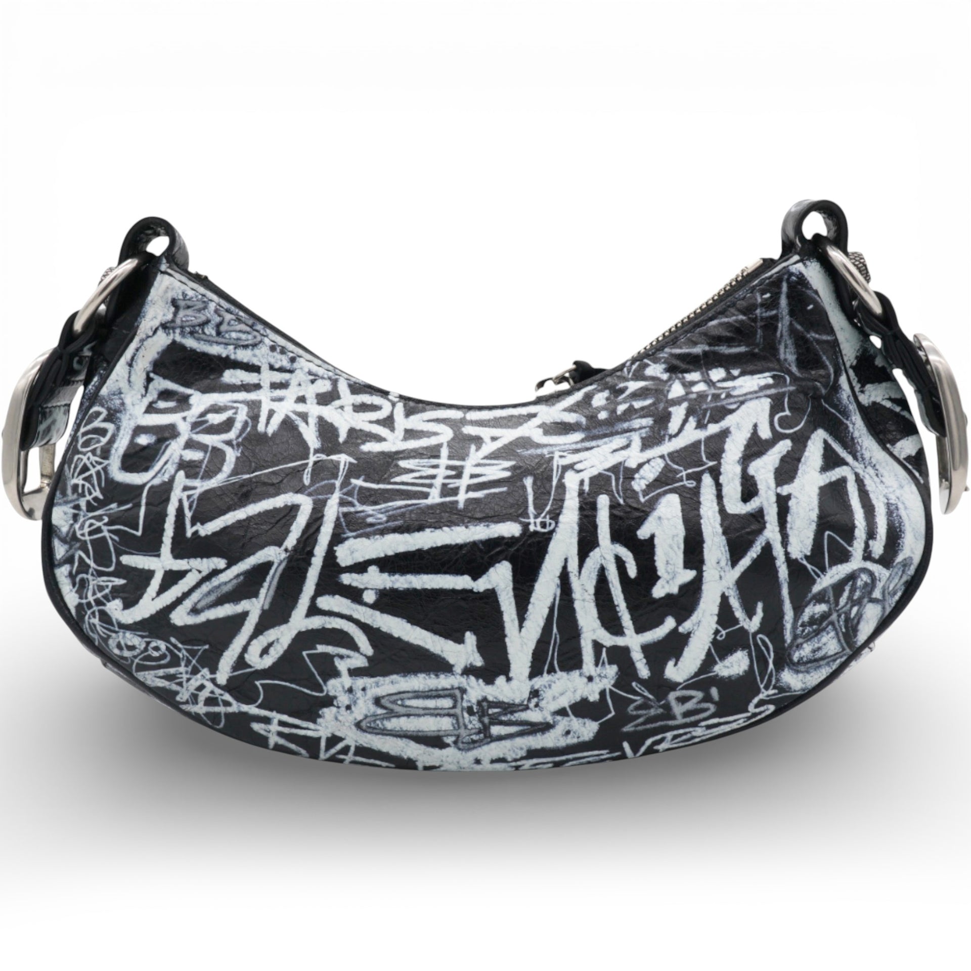 Le Cagole XS Printed Leather Shoulder Bag