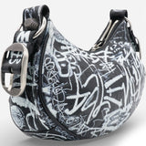 Le Cagole XS Printed Leather Shoulder Bag