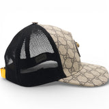 Beige Tiger GG Supreme Canvas Baseball Cap Size S/57