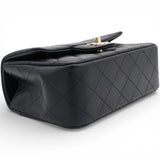 Mini Top Handle Rectangular Flap Black