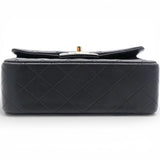 Mini Top Handle Rectangular Flap Black