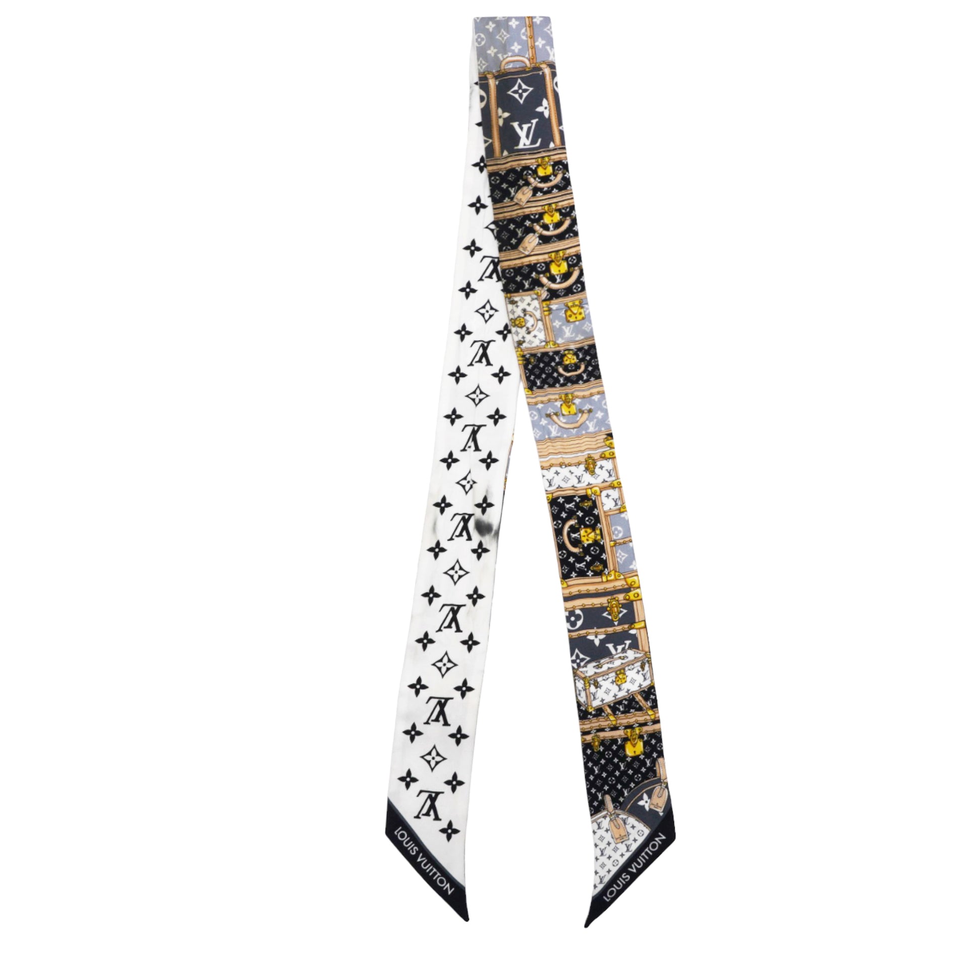 Bandeau BB Let's Go Scarf Black White