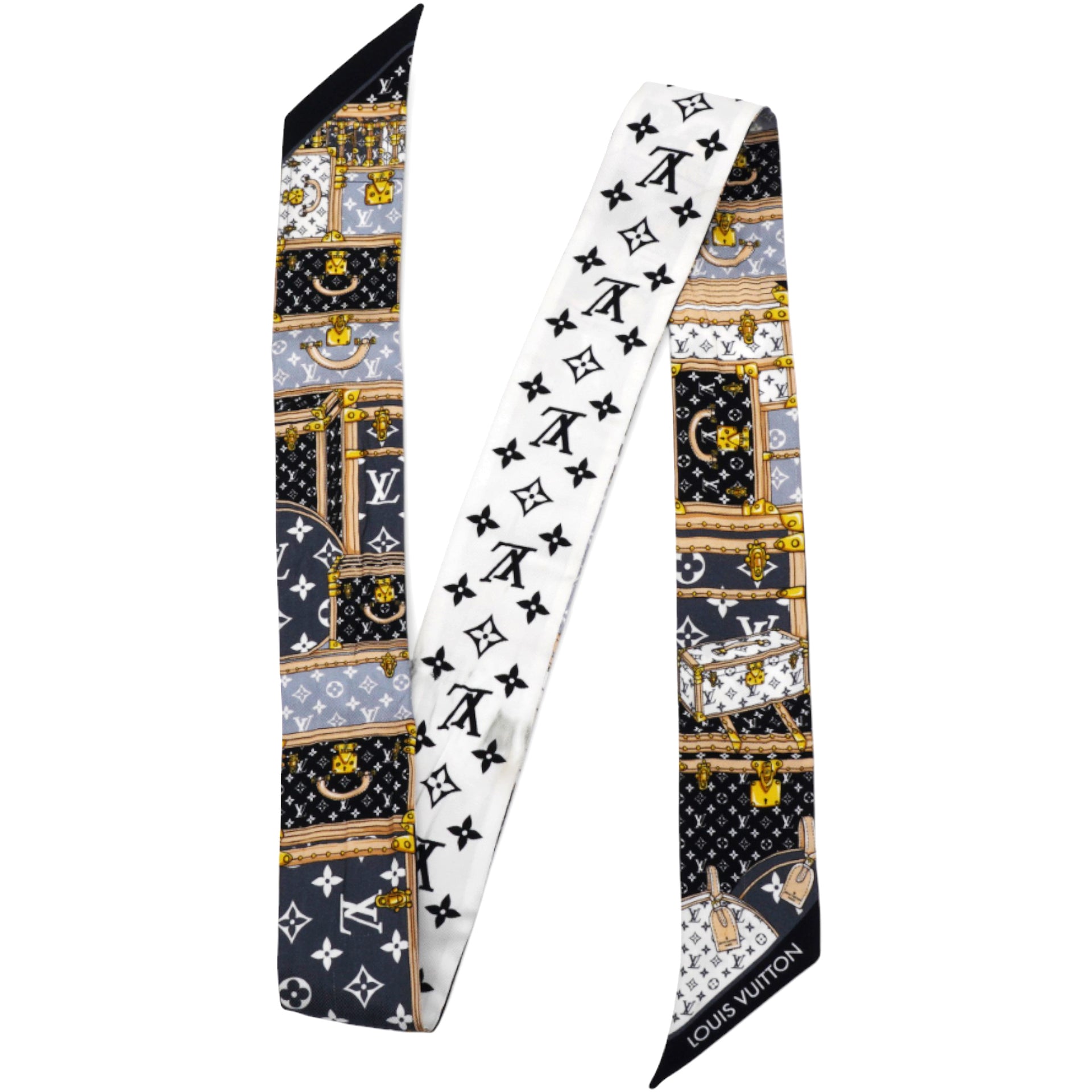 Bandeau BB Let's Go Scarf Black White