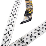 Bandeau BB Let's Go Scarf Black White