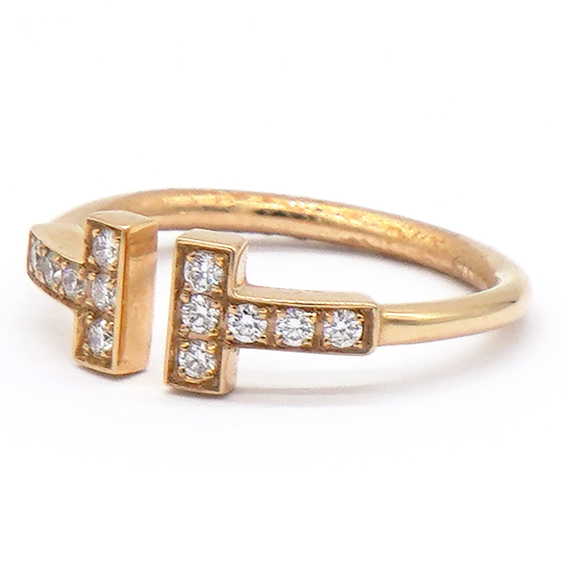 T Diamond Wire Ring Size48