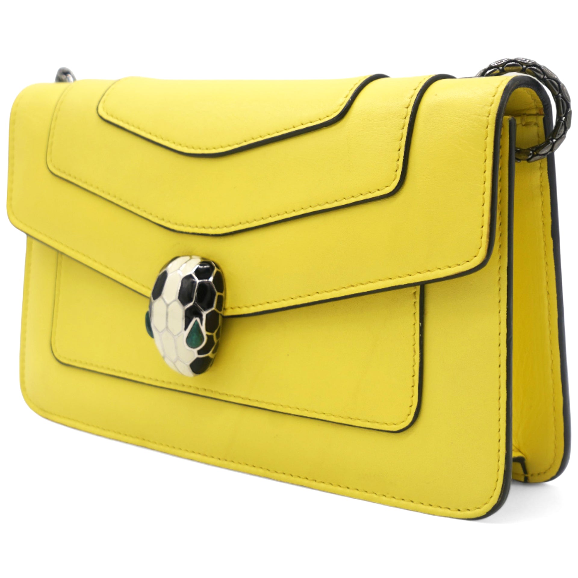 Serpenti Forever Small Shoulder Bag Yellow