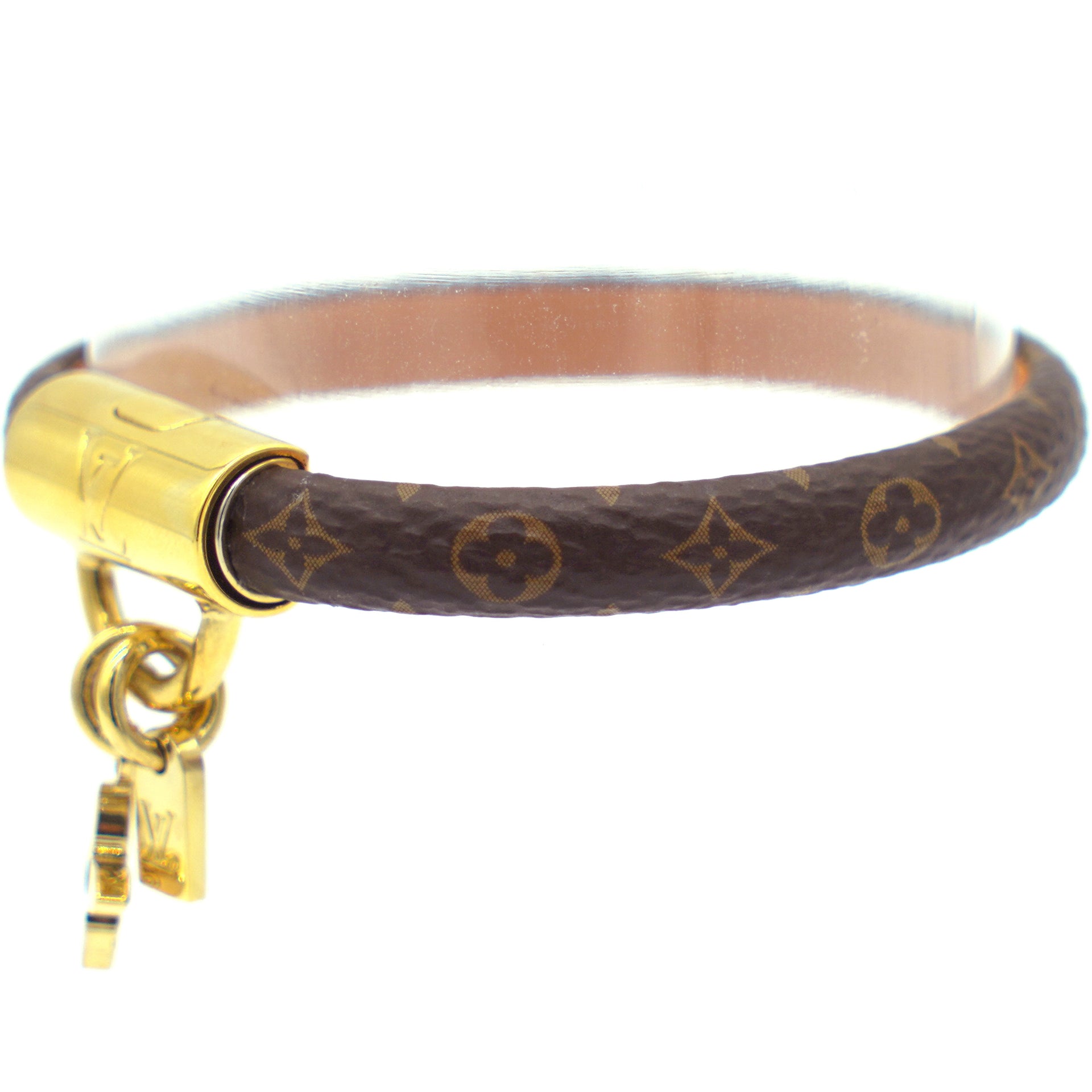 Louis Vuitton - Authenticated Monogram Bracelet - Metal Gold for Women, Very Good Condition