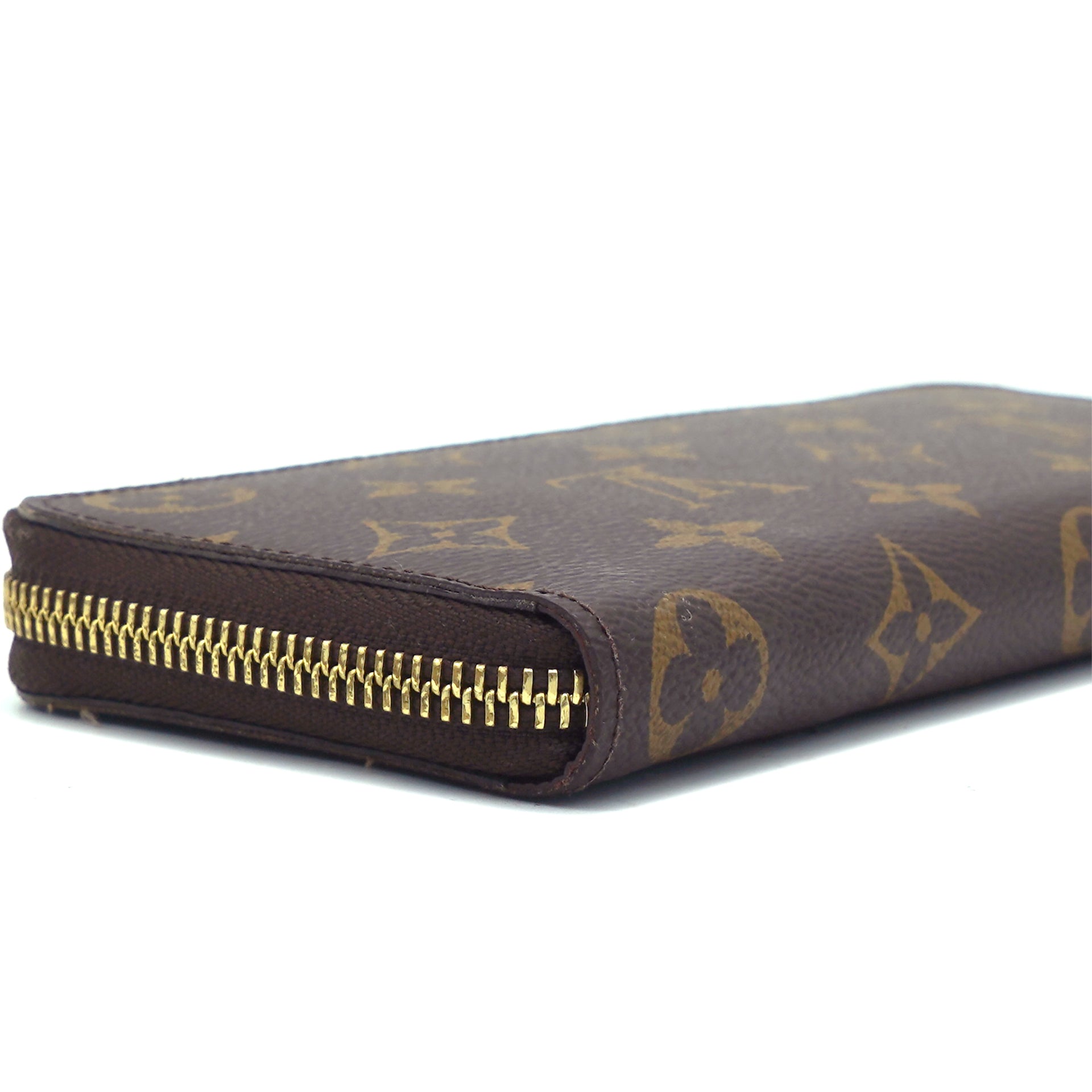 Zippy wallet Louis Vuitton Brown in Denim - Jeans - 37810294