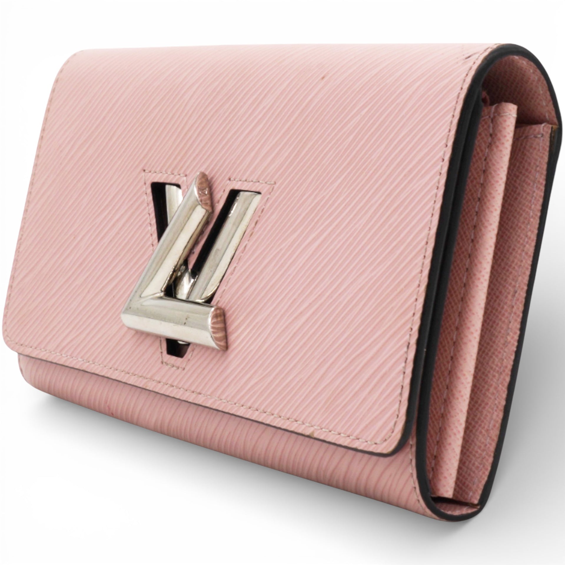 Twist Chain Wallet Epi Leather Pink