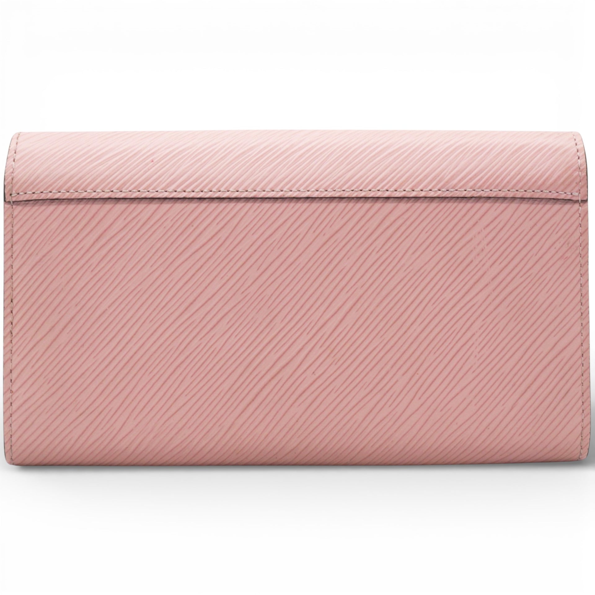 Twist Chain Wallet Epi Leather Pink
