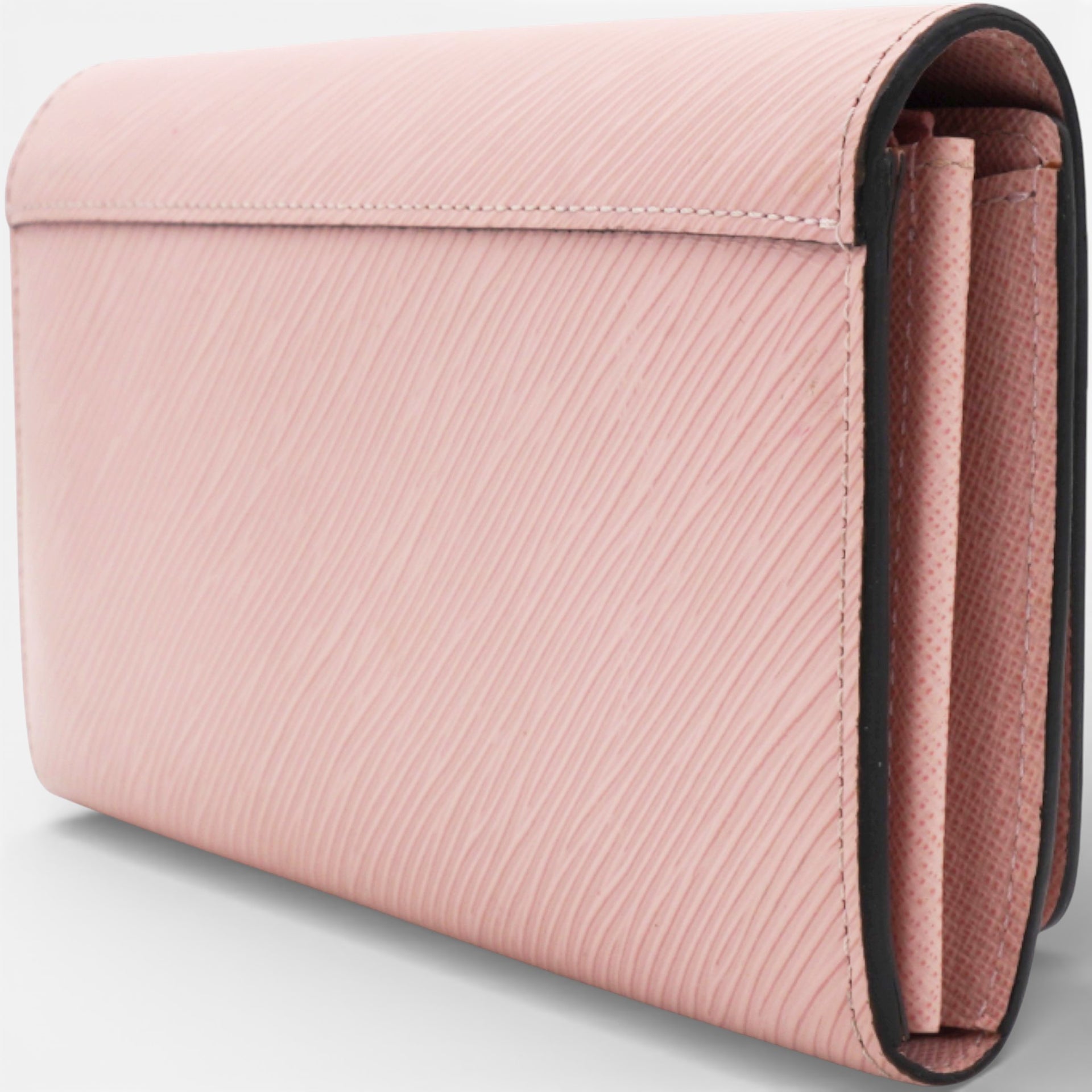 Twist Chain Wallet Epi Leather Pink