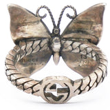 Enamel Butterfly Cocktail Ring Size53/S