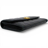 Leboy Long Wallet In Black Lambskin