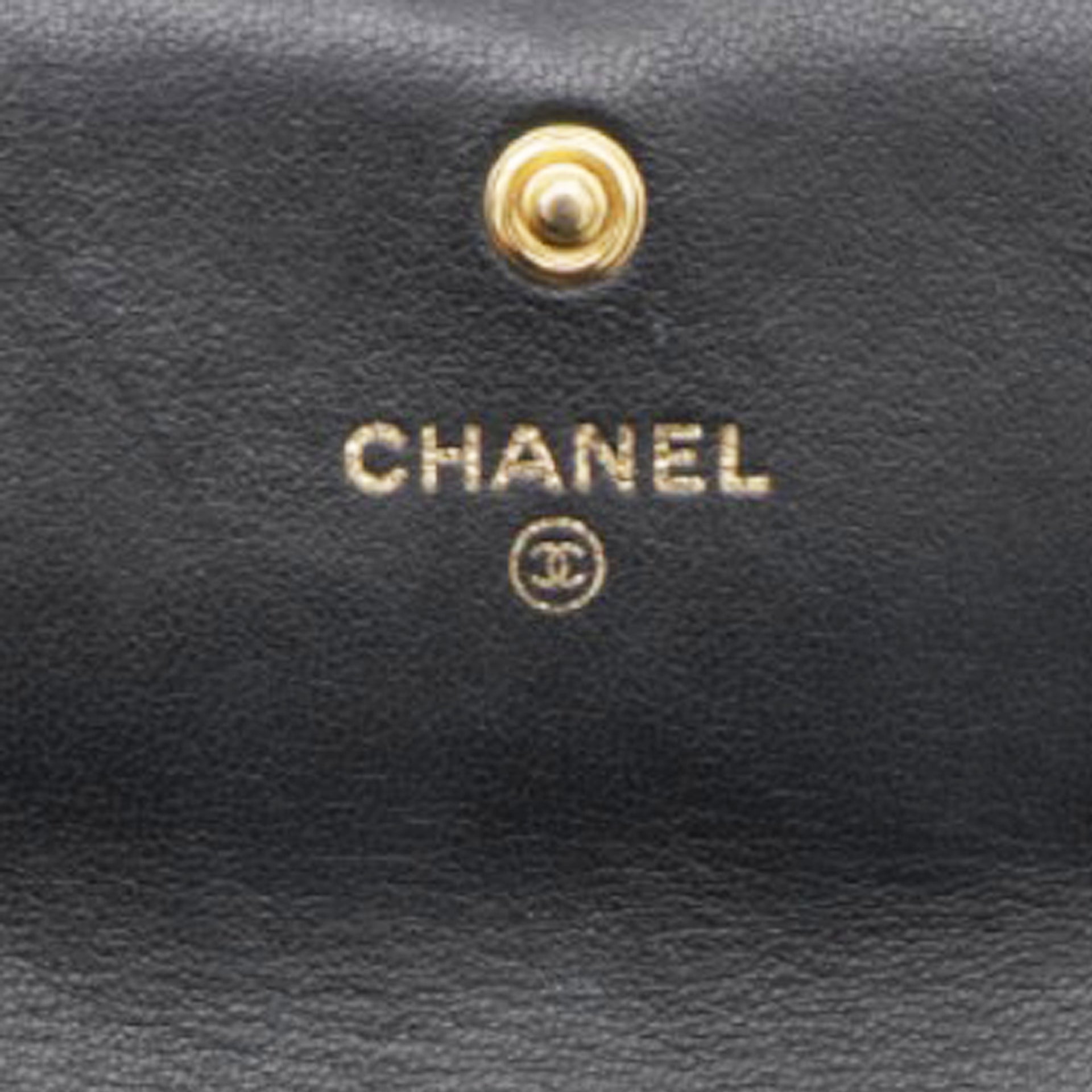 Leboy Long Wallet In Black Lambskin