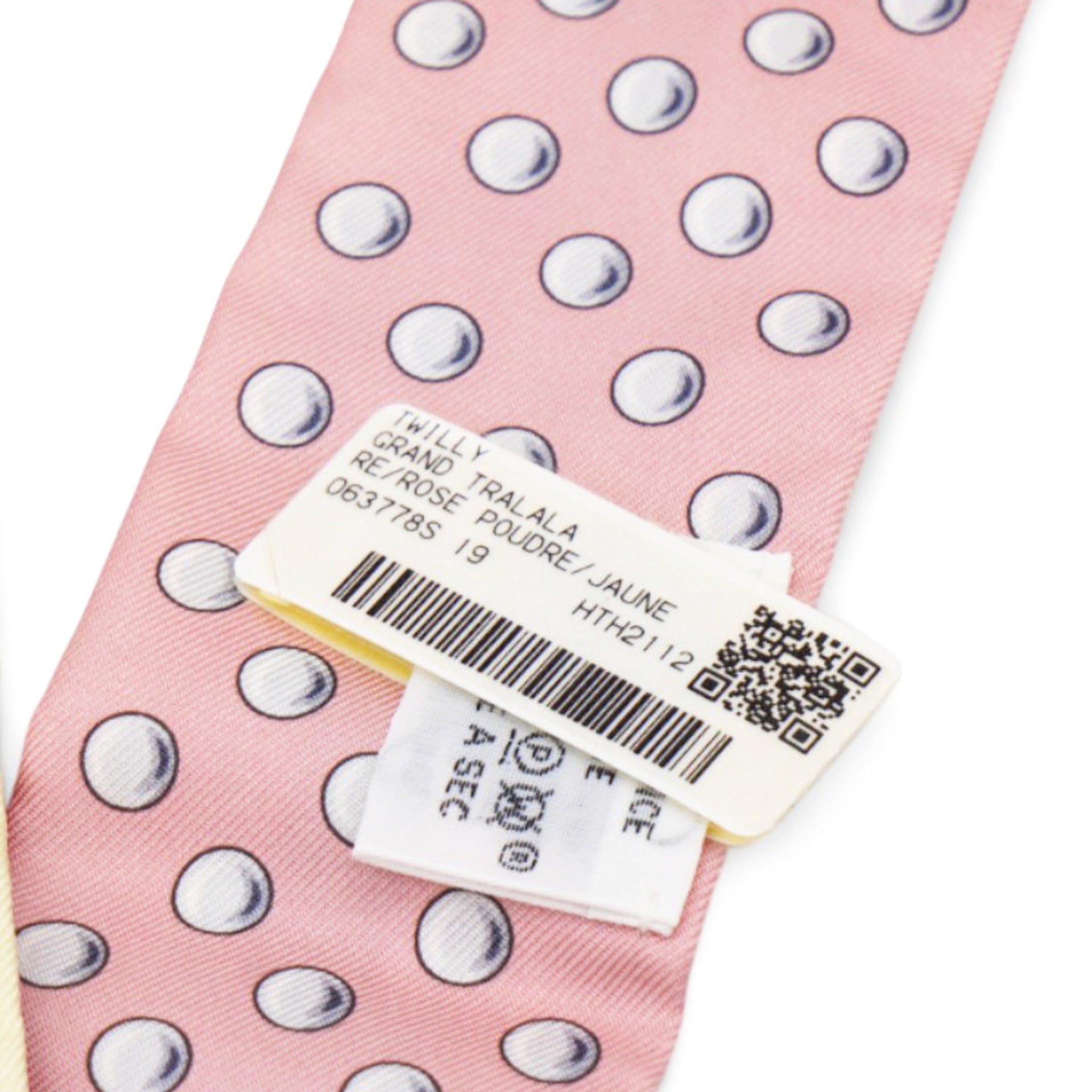 Silk Grand Tralala Twilly Rose Poudre Jaune