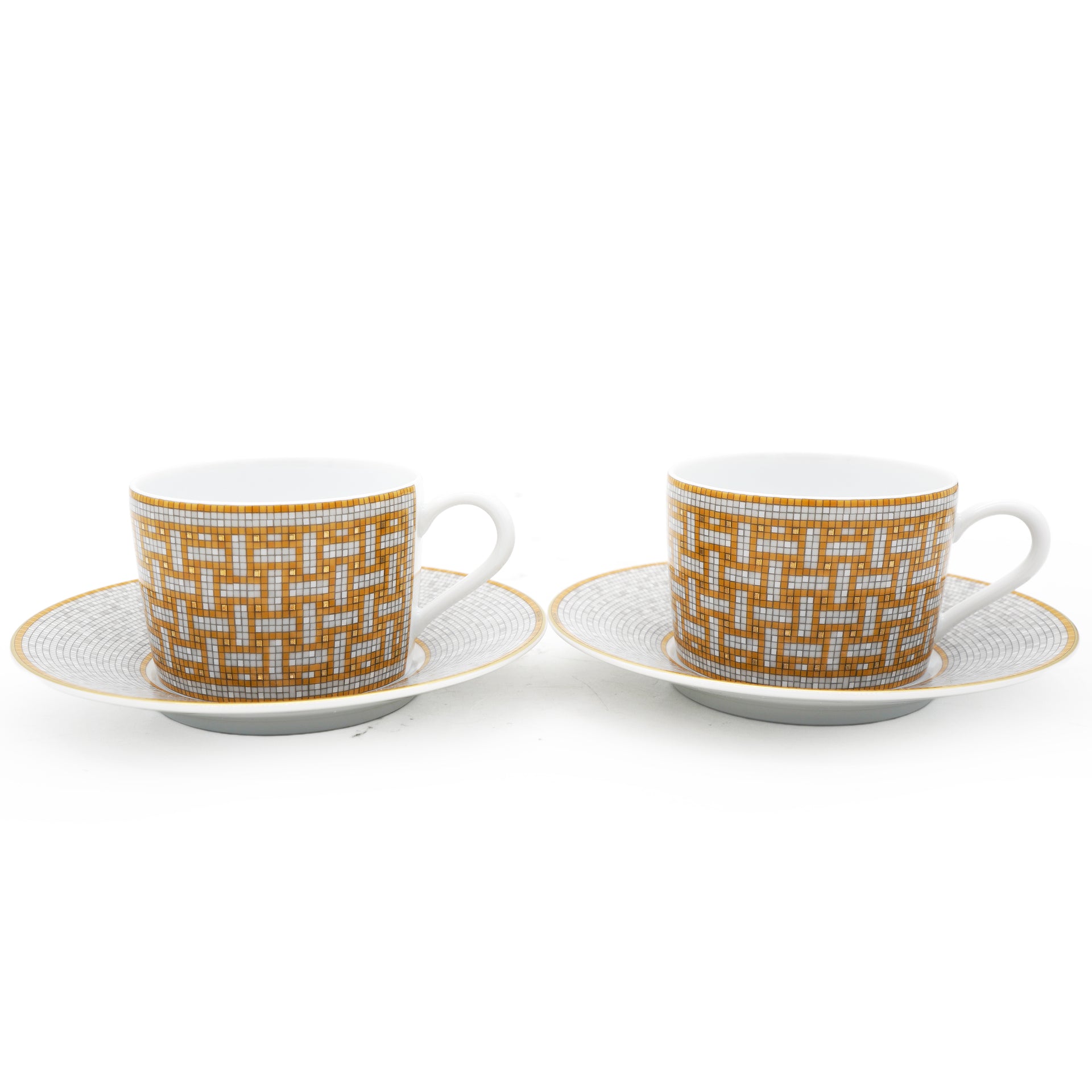 Mosaique au 24 platinum Tea Cup and Saucer