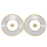 Mosaique au 24 platinum Tea Cup and Saucer