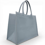 Embossed Medium Book Tote Cloud Blue