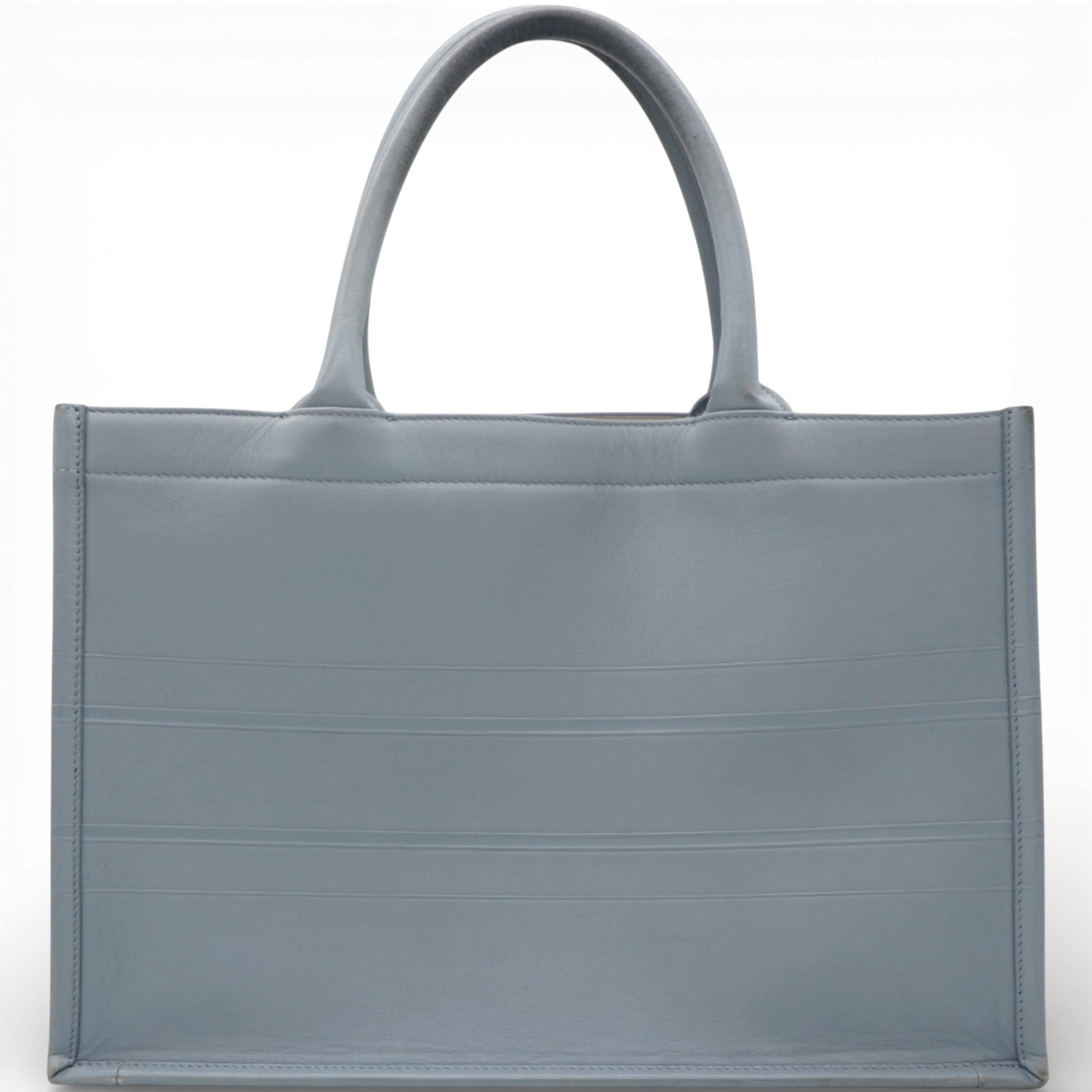 Embossed Medium Book Tote Cloud Blue