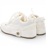 Deconstructed Flatform Denim Trainers Size37