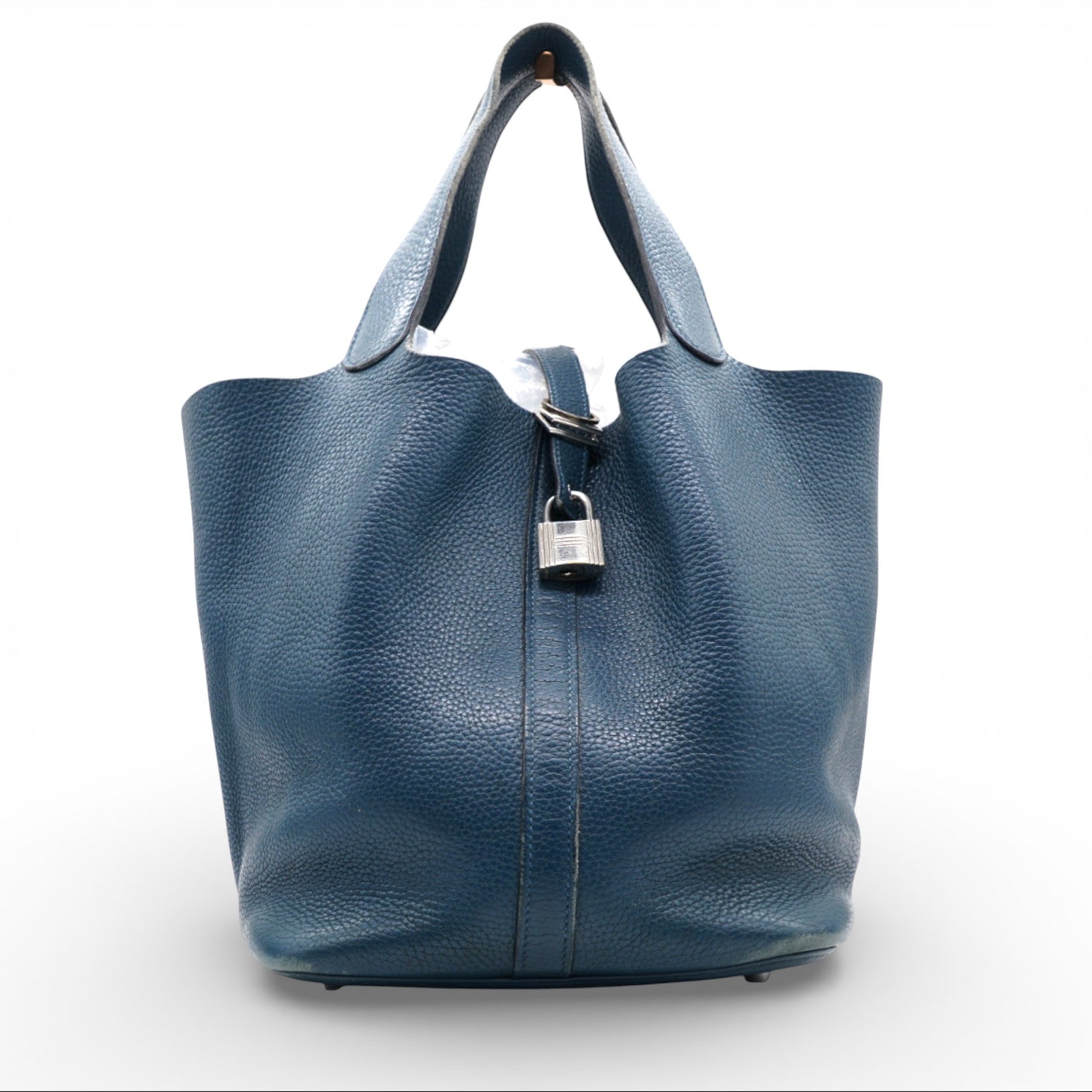 Taurillon Clemence Picotin Lock 26 Navy