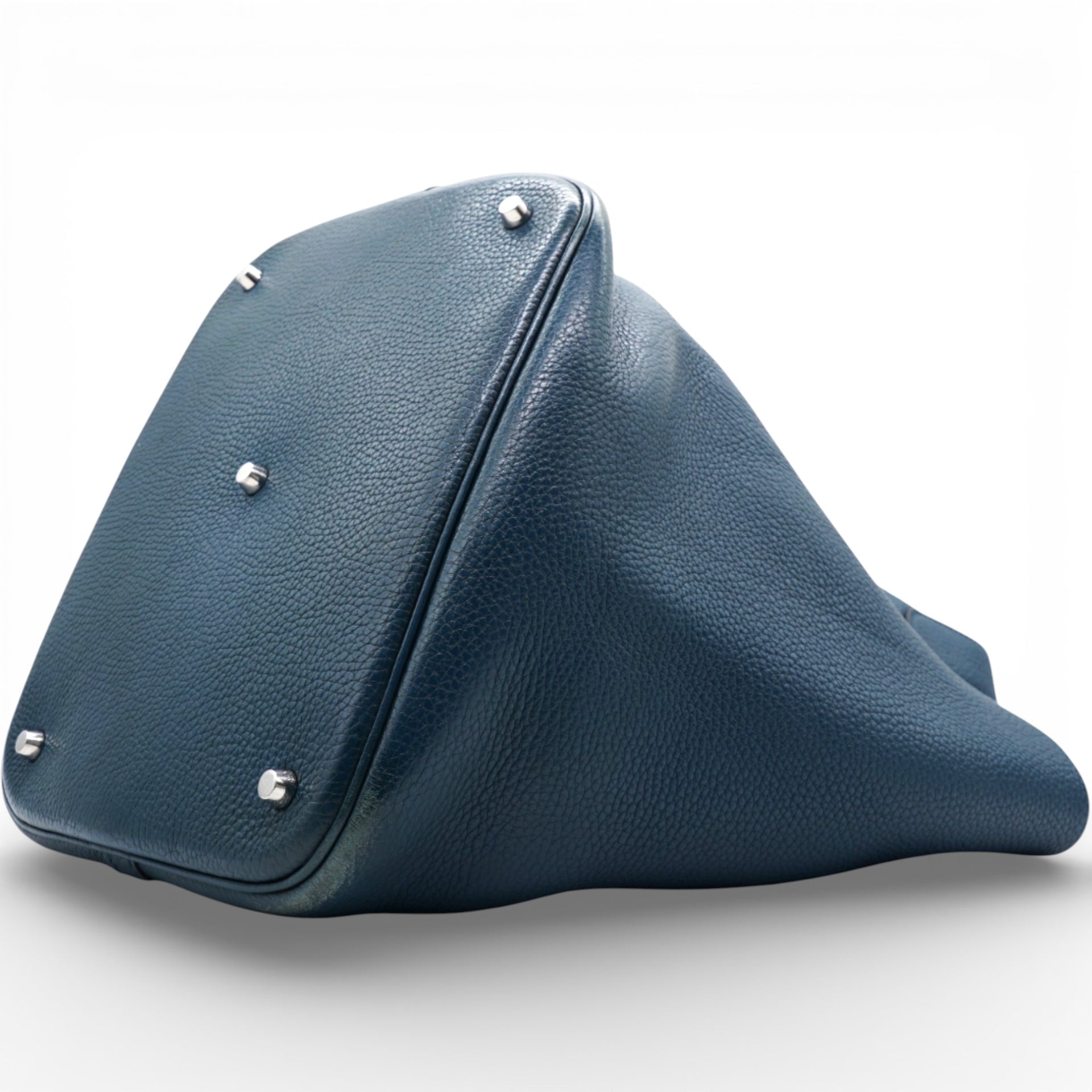 Taurillon Clemence Picotin Lock 26 Navy