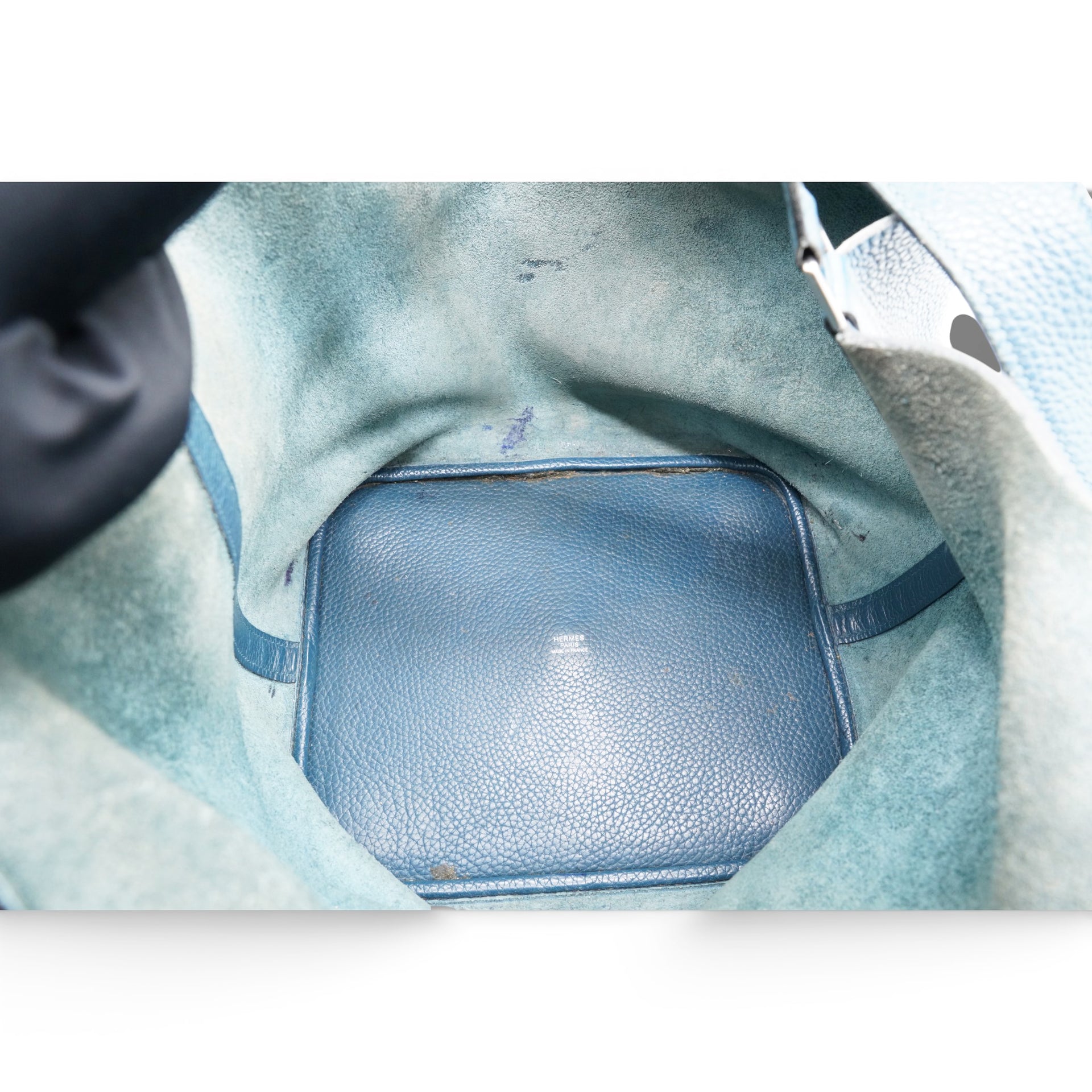 Taurillon Clemence Picotin Lock 26 Navy