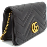 Black Mini GG Marmont Crossbody Bag