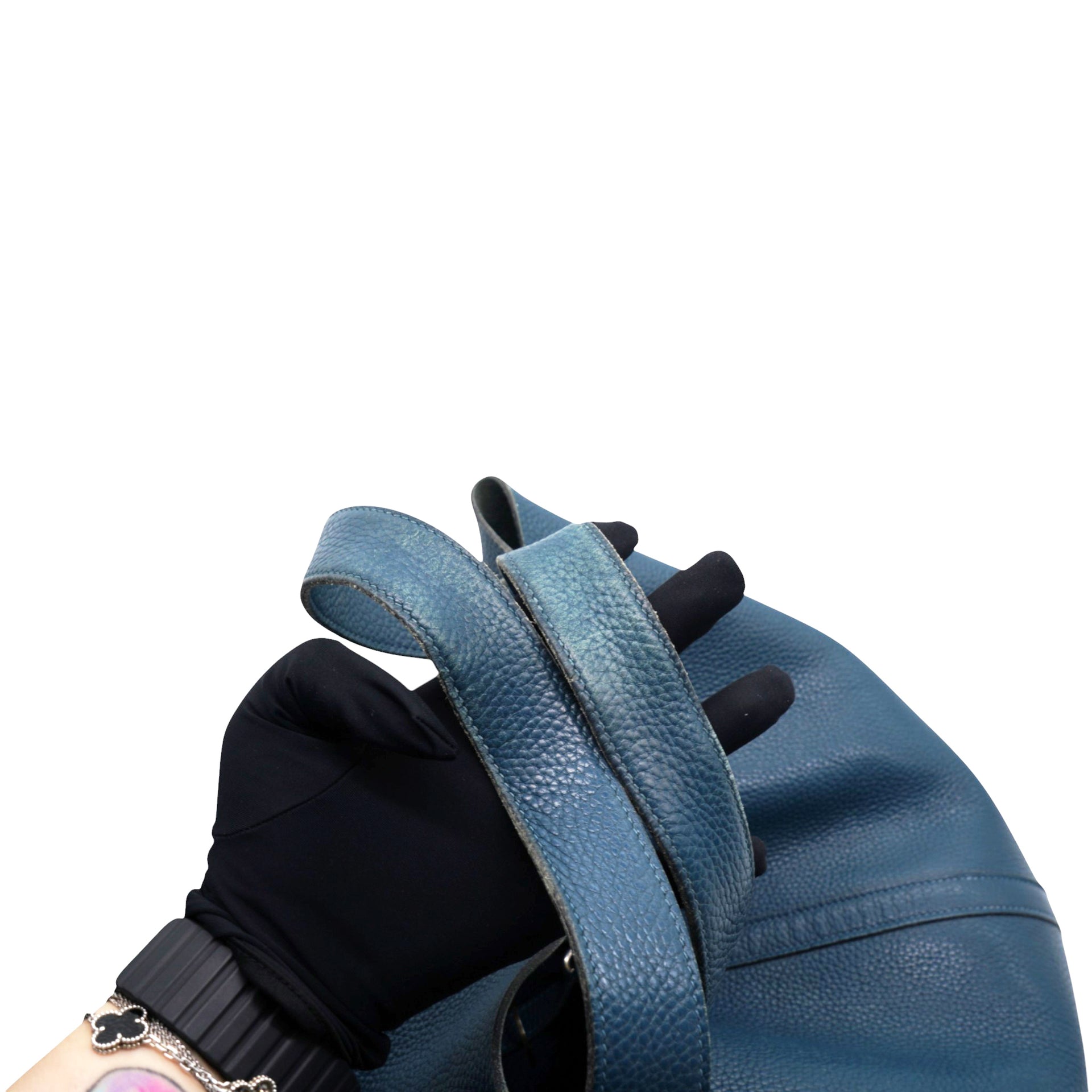 Taurillon Clemence Picotin Lock 26 Navy