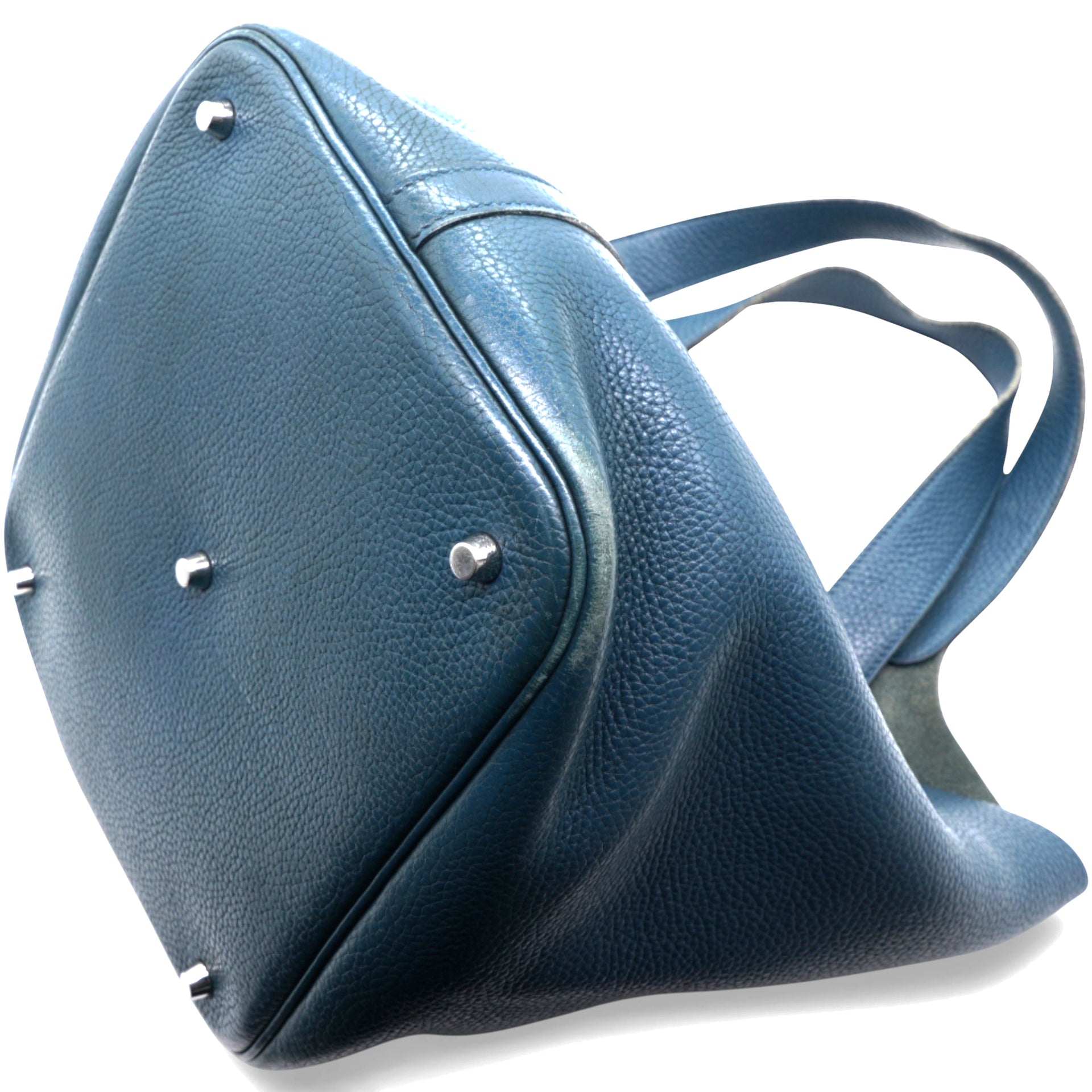 Taurillon Clemence Picotin Lock 26 Navy