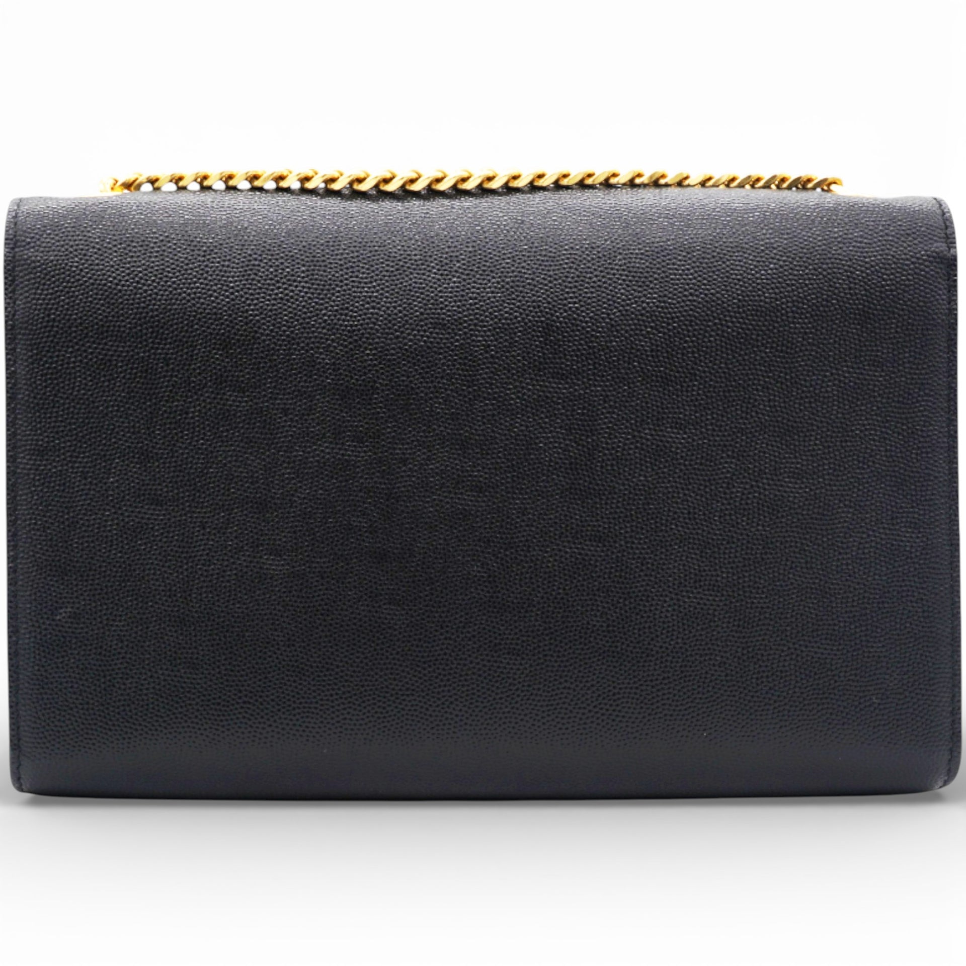 Grain De Poudre Medium Classic Monogram Kate Satchel Black