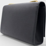 Grain De Poudre Medium Classic Monogram Kate Satchel Black