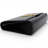 Grain De Poudre Medium Classic Monogram Kate Satchel Black