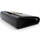 Grain De Poudre Medium Classic Monogram Kate Satchel Black