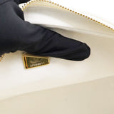 Calfskin Quilted Daily Hobo White