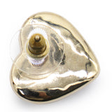 Pearl CC Heart Earrings Gold