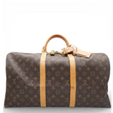 Monogram Canvas Keepall 55 Duffle Brown