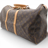 Monogram Canvas Keepall 55 Duffle Brown