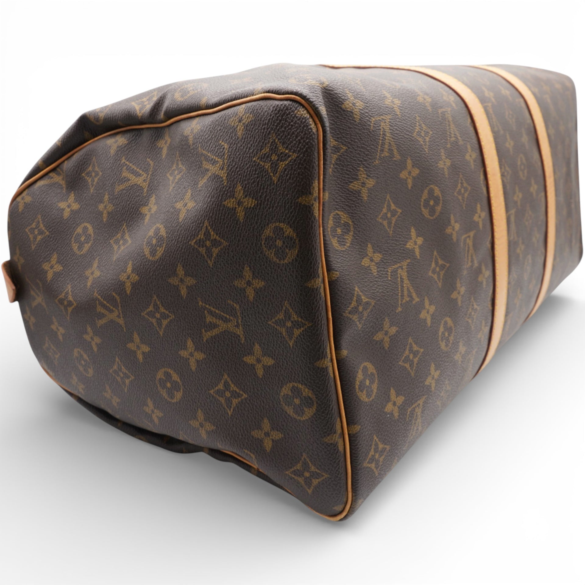 Monogram Canvas Keepall 55 Duffle Brown