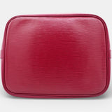 Vintage Noe Pm Handbag In Red Epi Leather Red Bucket Bag