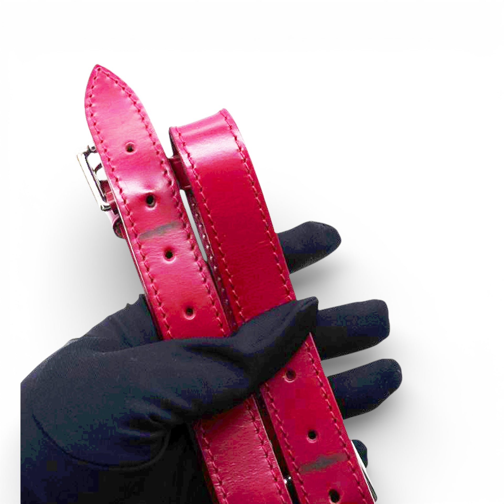 Vintage Noe Pm Handbag In Red Epi Leather Red Bucket Bag