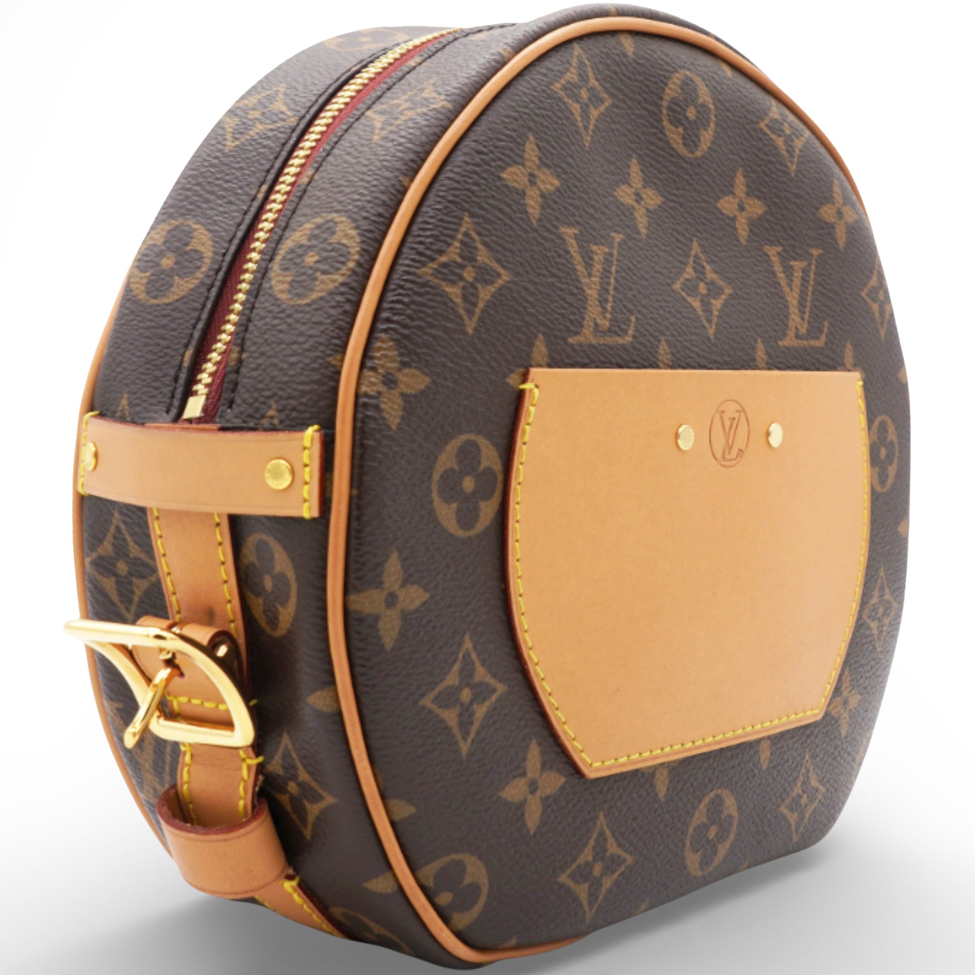 Monogram Canvas and Leather Boite Chapeau Souple Bag