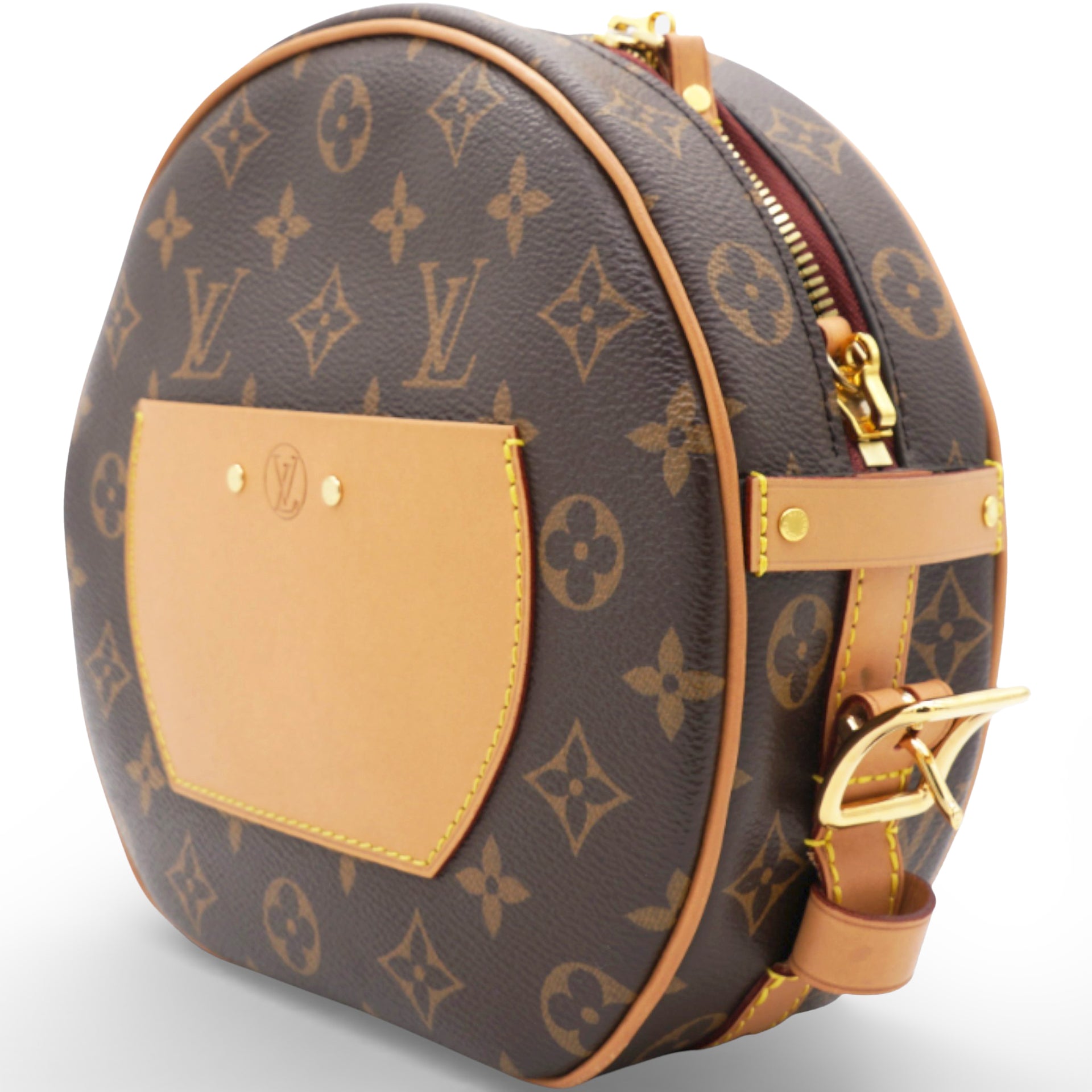 Monogram Canvas and Leather Boite Chapeau Souple Bag