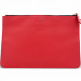Zip Around Bug Eyes Long Wallet in Red Leather
