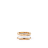18K Rose Gold White Ceramic B.Zero Ring Size53