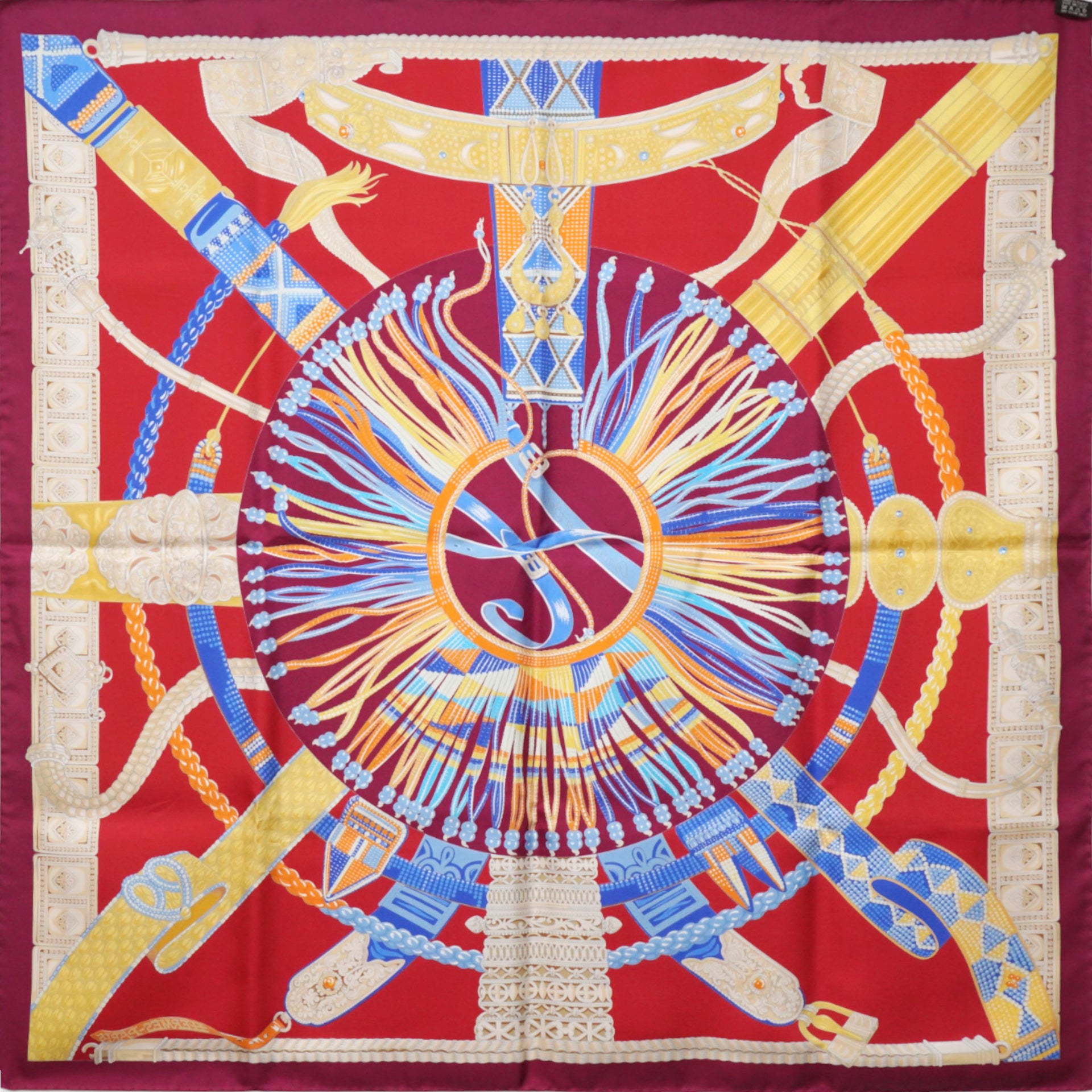 Silk Ceintures et Liens Scarf 90 Multicolor